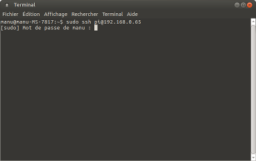 ssh image non disponible