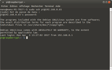 ssh image non disponible